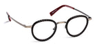 J.F. Rey® JF2944 JFR JF2944 1300 44 - 1300 Brushed Silver/Black Eyeglasses