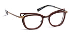 J.F. Rey® JF2946 JFR JF2946 9055 49 - 9055 Leather/Antique Gold Eyeglasses