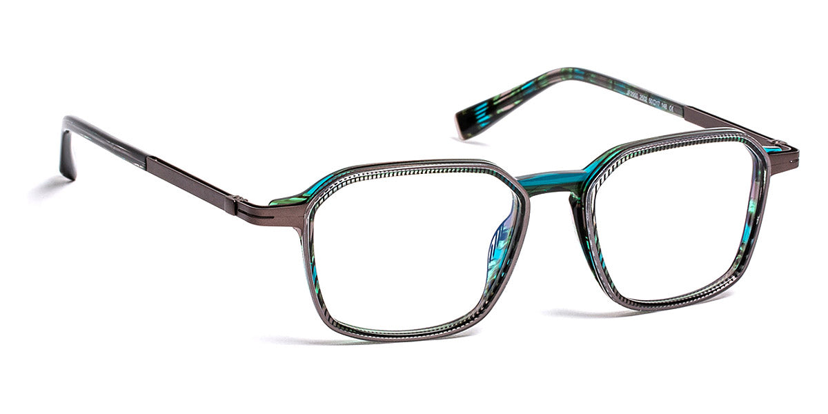 J.F. Rey® JF2950 JFR JF2950 2502 50 - 2502 Blue Pixel/Matte Gunmetal Eyeglasses
