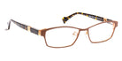 J.F. Rey® JF2951 JFR JF2951 9050 56 - 9050 Brown/Pink Gold Eyeglasses