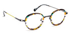 J.F. Rey® JF2952 JFR JF2952 9500 46 - 9500 Colored Demi/Satin Black/Yellow Eyeglasses