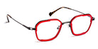 J.F. Rey® JF2953 JFR JF2953 3000 49 - 3000 Red/Black Eyeglasses