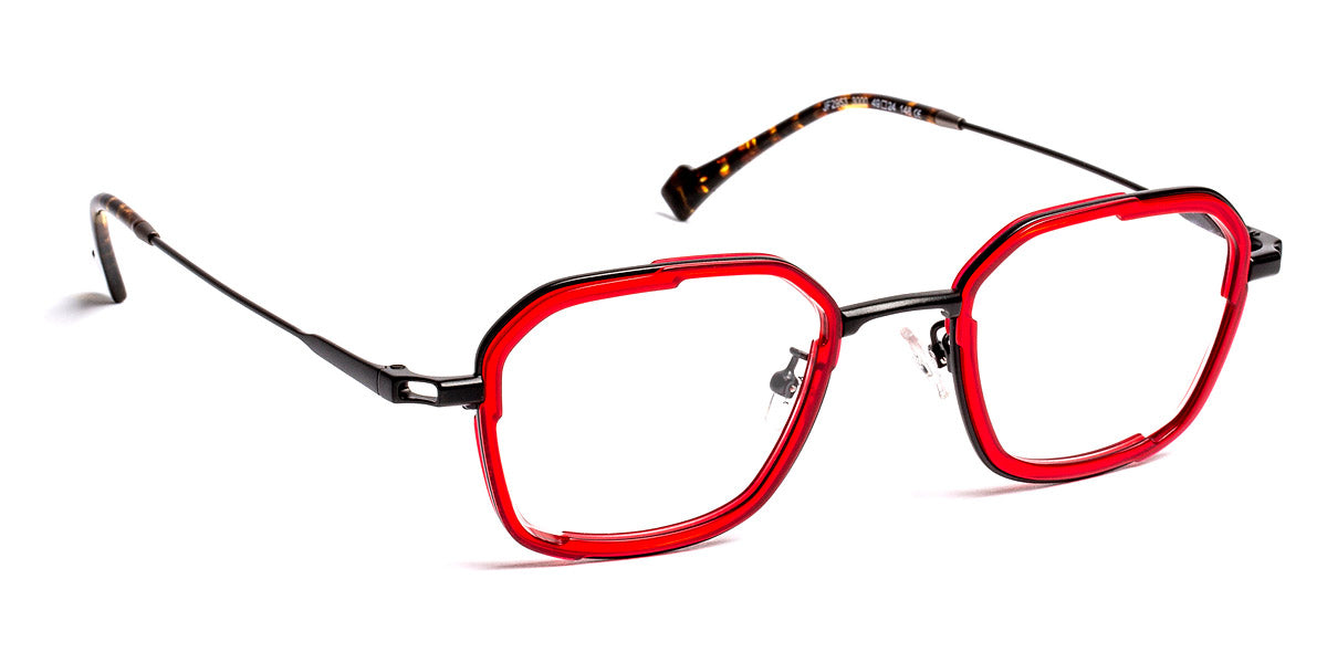J.F. Rey® JF2953 JFR JF2953 3000 49 - 3000 Red/Black Eyeglasses