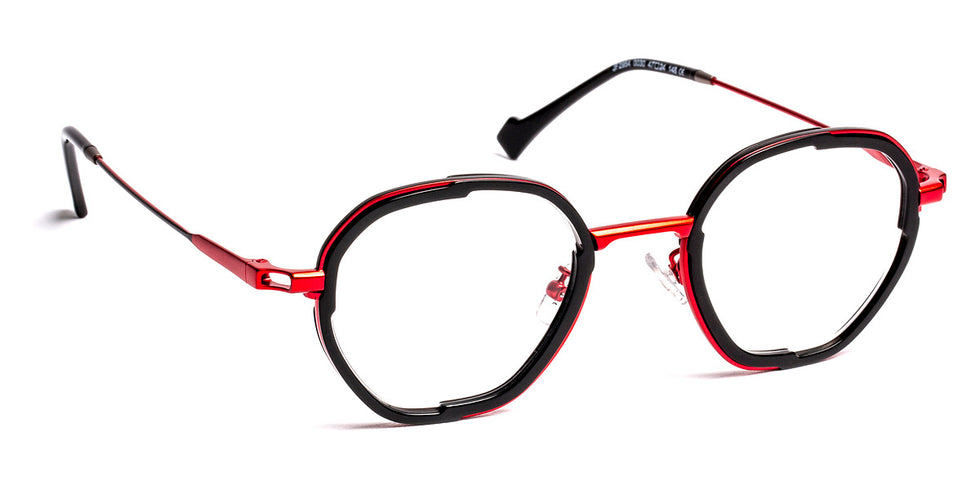 J.F. Rey® JF2954 JFR JF2954 0030 47 - 0030 Black/Red Eyeglasses