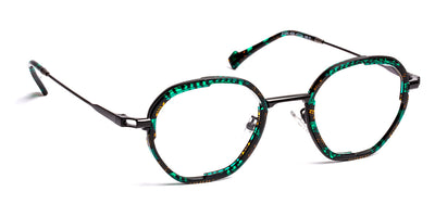 J.F. Rey® JF2954 JFR JF2954 4000 47 - 4000 Green/Satin Black Eyeglasses