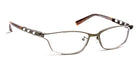 J.F. Rey® JF2956 JFR JF2956 4500 54 - 4500 Khaki/Matte Black Eyeglasses