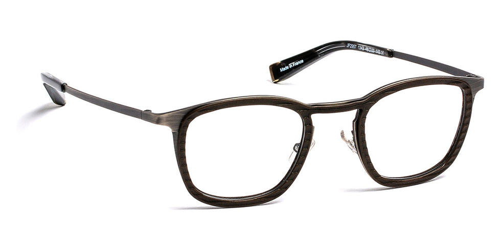 J.F. Rey® JF2957 JFR JF2957 1343 46 - 1343 Old Silver/Khaki Eyeglasses