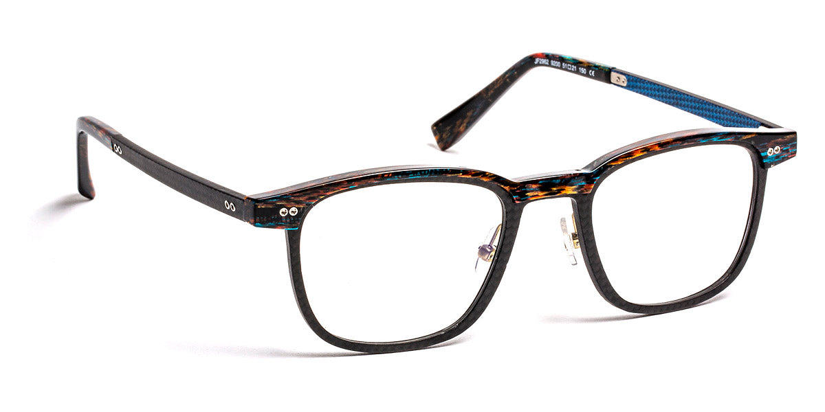 J.F. Rey® JF2962 JFR JF2962 9200 51 - 9200 Tissue Blue/Carbon/Fiber Glass Blue Eyeglasses