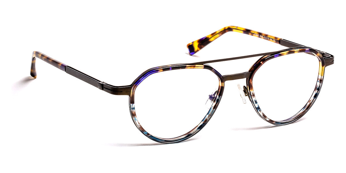 J.F. Rey® JF2965 JFR JF2965 2545 53 - 2545 Demi Blue/Khaki Eyeglasses