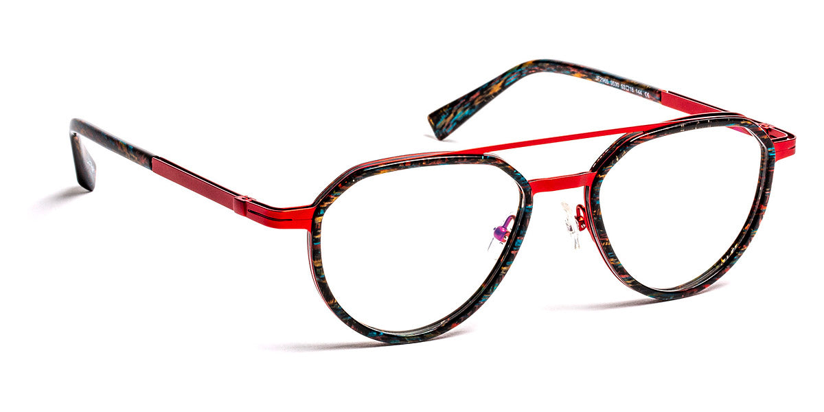 J.F. Rey® JF2965 JFR JF2965 9530 53 - 9530 Tissue Blue/Red Eyeglasses