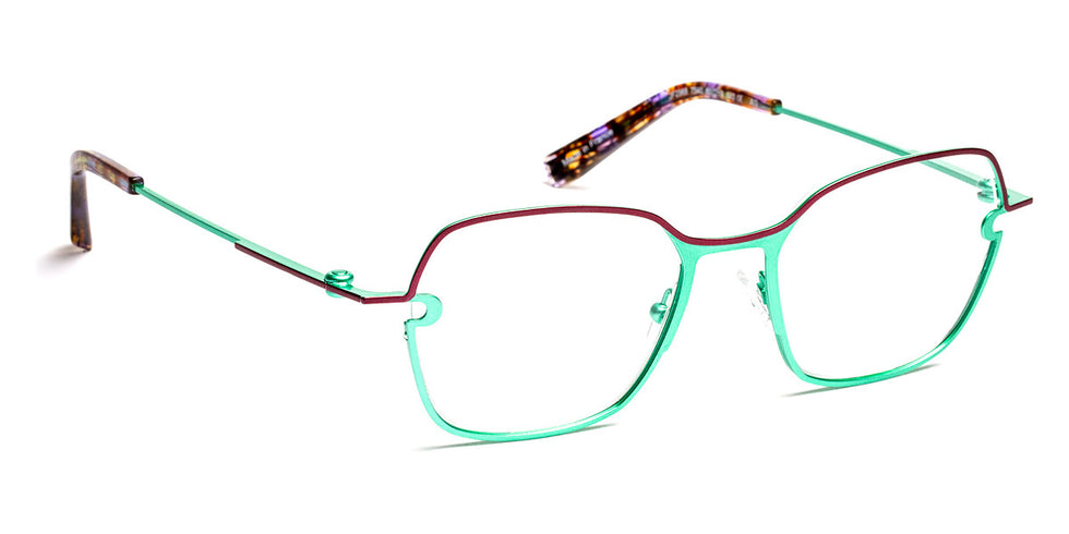 J.F. Rey® JF2968 JFR JF2968 7540 50 - 7540 Red Wine/Jade Eyeglasses