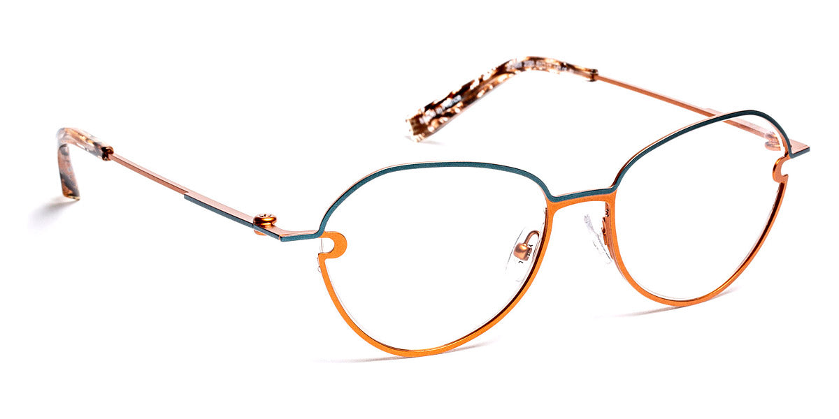 J.F. Rey® JF2969 JFR JF2969 2090 51 - 2090 Peacock Blue/Chamois Eyeglasses