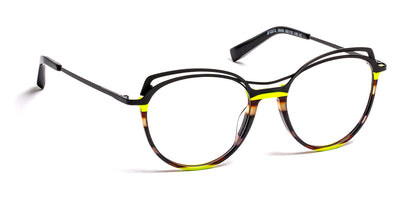 J.F. Rey® JF2972 JFR JF2972 0049 50 - 0049 Stripes Green/Brown/Black Eyeglasses