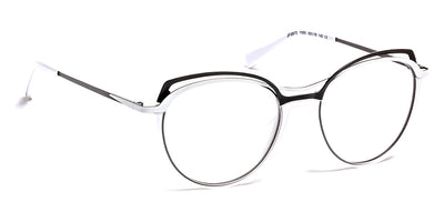 J.F. Rey® JF2972 JFR JF2972 1000 50 - 1000 White/Satin Black Eyeglasses