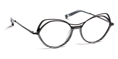 J.F. Rey® JF2973 JFR JF2973 0010 52 - 0010 Stripes Black Eyeglasses
