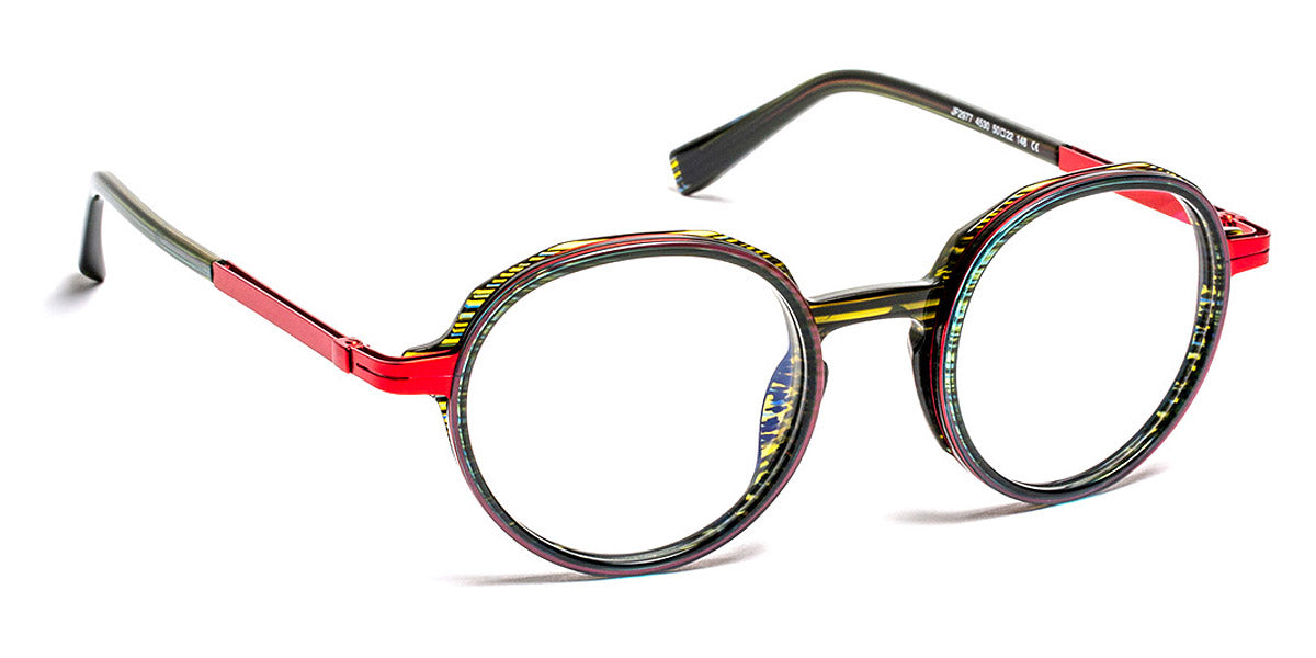 J.F. Rey® JF2977 JFR JF2977 4530 50 - 4530 Green/Red Eyeglasses