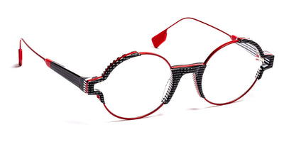 J.F. Rey® JF2978 JFR JF2978 0030 49 - 0030 Pixel Black/Red Eyeglasses