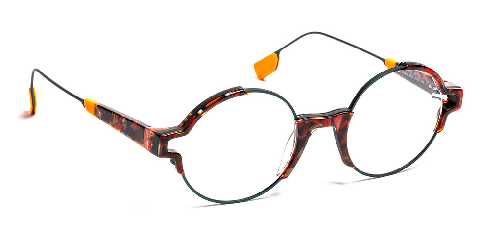 J.F. Rey® JF2978 JFR JF2978 3525 49 - 3525 Cherry/Blue Green Eyeglasses