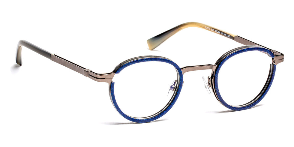 J.F. Rey® JF2979 JFR JF2979 2505 43 - 2505 Fiber Glass Blue/Silver/Metal Gunmetal Eyeglasses