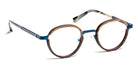 J.F. Rey® JF2980 JFR JF2980 9520 48 - 9520 Wood/Fiber Glasses Brown/Blue Eyeglasses