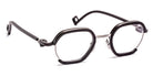 J.F. Rey® JF2983 JFR JF2983 0005 47 - 0005 Black/Satin Ruthenium Eyeglasses