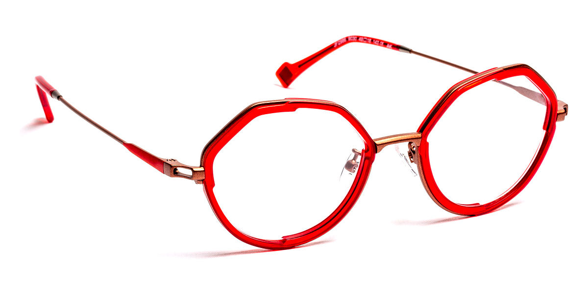 J.F. Rey® JF2986 JFR JF2986 9030 49 - 9030 Brown/Red Eyeglasses