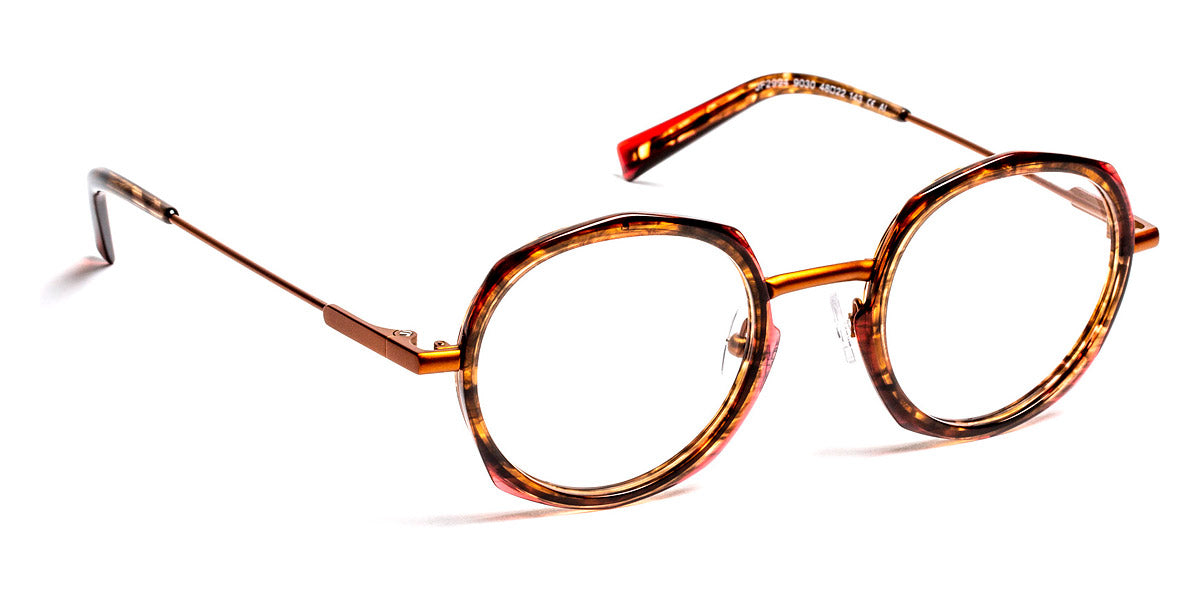 J.F. Rey® JF2994 JFR JF2994 9030 48 - 9030 Demi/Red/Copper Eyeglasses