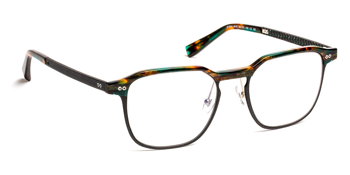 J.F. Rey® JF3004 JFR JF3004 9400 54 - 9400 Demi Green/Carbon Eyeglasses