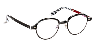 J.F. Rey® JF3005 JFR JF3005 0030 48 - 0030 Black/Carbon/Fiber Glasses Red Eyeglasses
