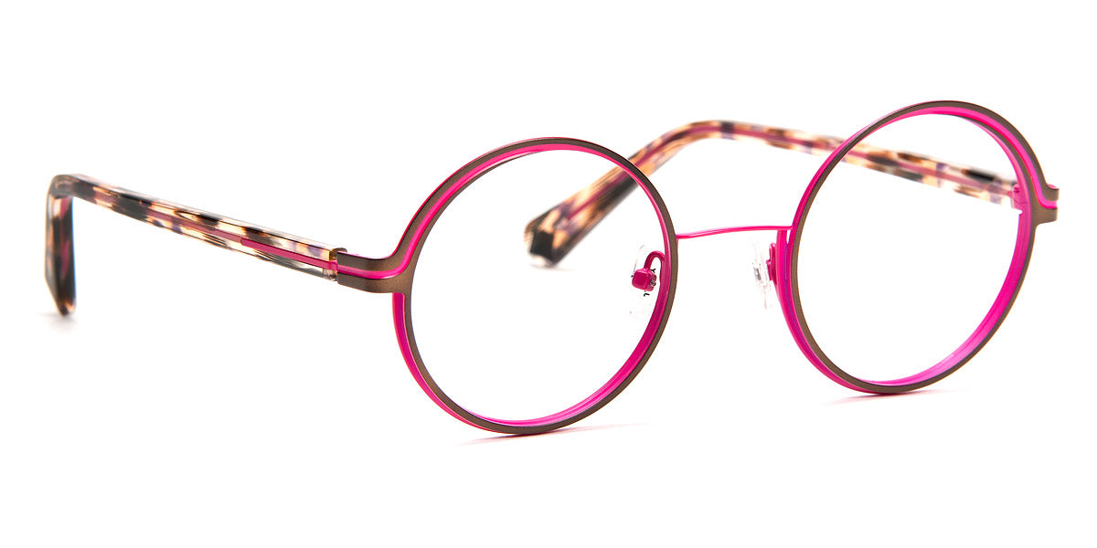 J.F. Rey® JF3007 JFR JF3007 9080 47 - 9080 Brown/Pink Eyeglasses