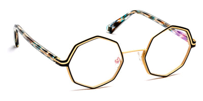 J.F. Rey® JF3008 JFR JF3008 0050 49 - 0050 Black/Gold Eyeglasses
