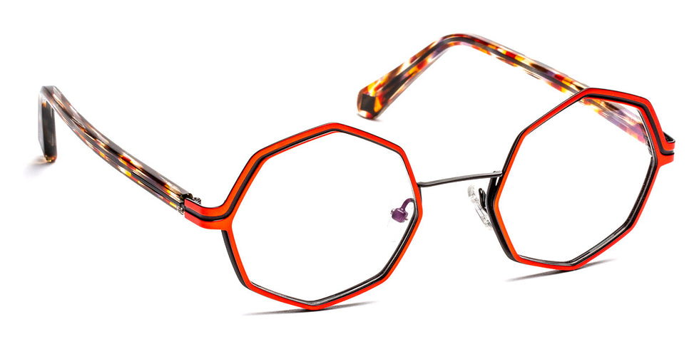 J.F. Rey® JF3008 JFR JF3008 3000 49 - 3000 Red/Black Eyeglasses