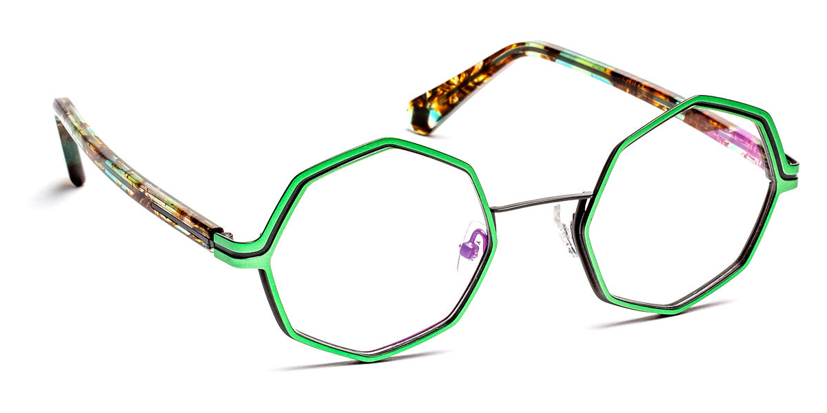 J.F. Rey® JF3008 JFR JF3008 4005 49 - 4005 Green/Gray Eyeglasses