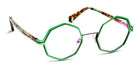 J.F. Rey® JF3008 JFR JF3008 4005 49 - 4005 Green/Gray Eyeglasses