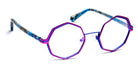 J.F. Rey® JF3008 JFR JF3008 7020 49 - 7020 Purple/Blue Eyeglasses