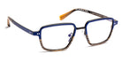 J.F. Rey® JF3011 JFR JF3011 1522 52 - 1522 Fiber Glasses Blue/Wood/Black Eyeglasses