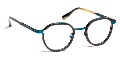 J.F. Rey® JF3019 JFR JF3019 0245 47 - 0245 Carbon/Green Blue Eyeglasses