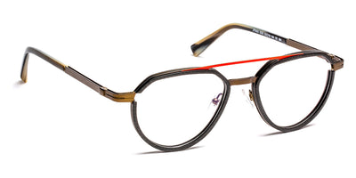 J.F. Rey® JF3020 JFR JF3020 0530 53 - 0530 Carbon/Red/Khaki Eyeglasses
