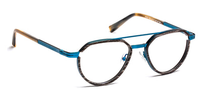 J.F. Rey® JF3020 JFR JF3020 0925 53 - 0925 Wood/Fiber Glasses Silver/Blue Eyeglasses