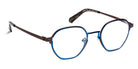 J.F. Rey® JF3022 JFR JF3022 9129 48 - 9129 Brown/Blue Jean Eyeglasses