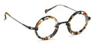 J.F. Rey® JF3024 JFR JF3024 0051 39 - 0051 Yellow and Blue Galaxy/Black Eyeglasses
