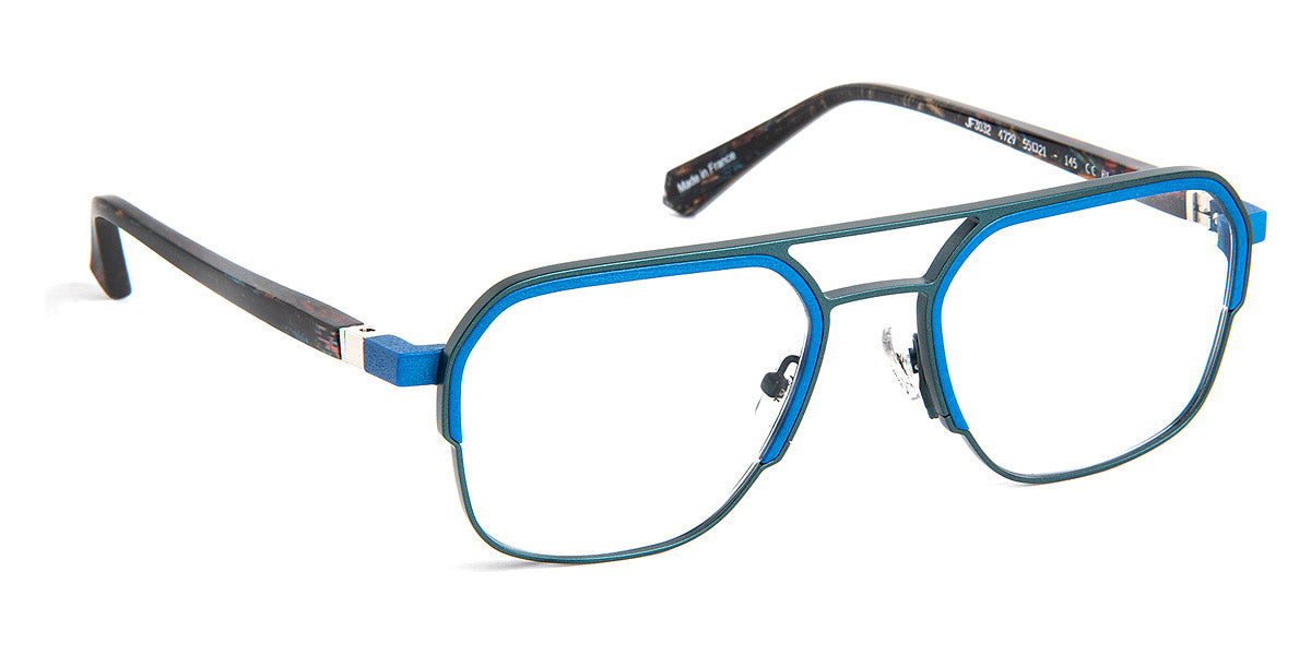 J.F. Rey® JF3032 JFR JF3032 4729 55 - 4729 Green/Blue Eyeglasses