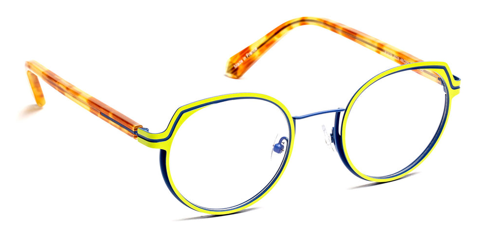 J.F. Rey® JF3039 JFR JF3039 4228 48 - 4228 Green Anise/Dark Blue Eyeglasses