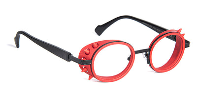 J.F. Rey® Blackstorm JFR Blackstorm 0030 45 - 0030 Satin Black/Red Eyeglasses