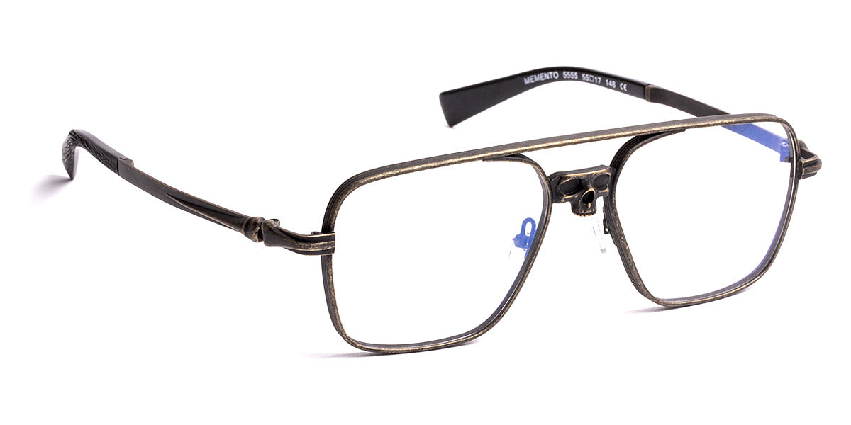 J.F. Rey® Memento JFR Memento 5555 55 - 5555 Antic Gold Eyeglasses