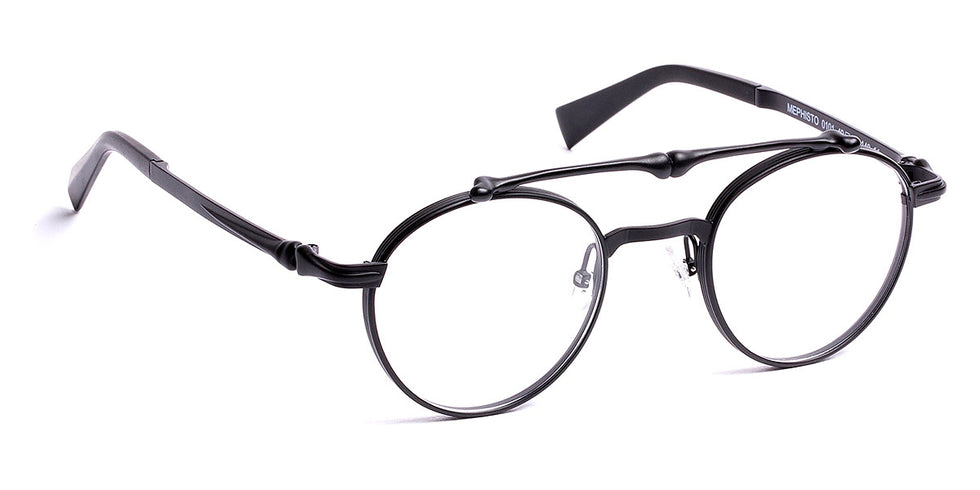 J.F. Rey® Mephisto JFR Mephisto 0101 49 - 0101 Matte Black Eyeglasses