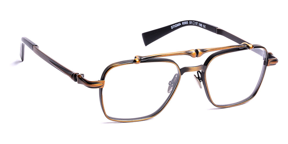 J.F. Rey® Stigma JFR Stigma JF6565 51 - JF6565 Antic Gold Eyeglasses