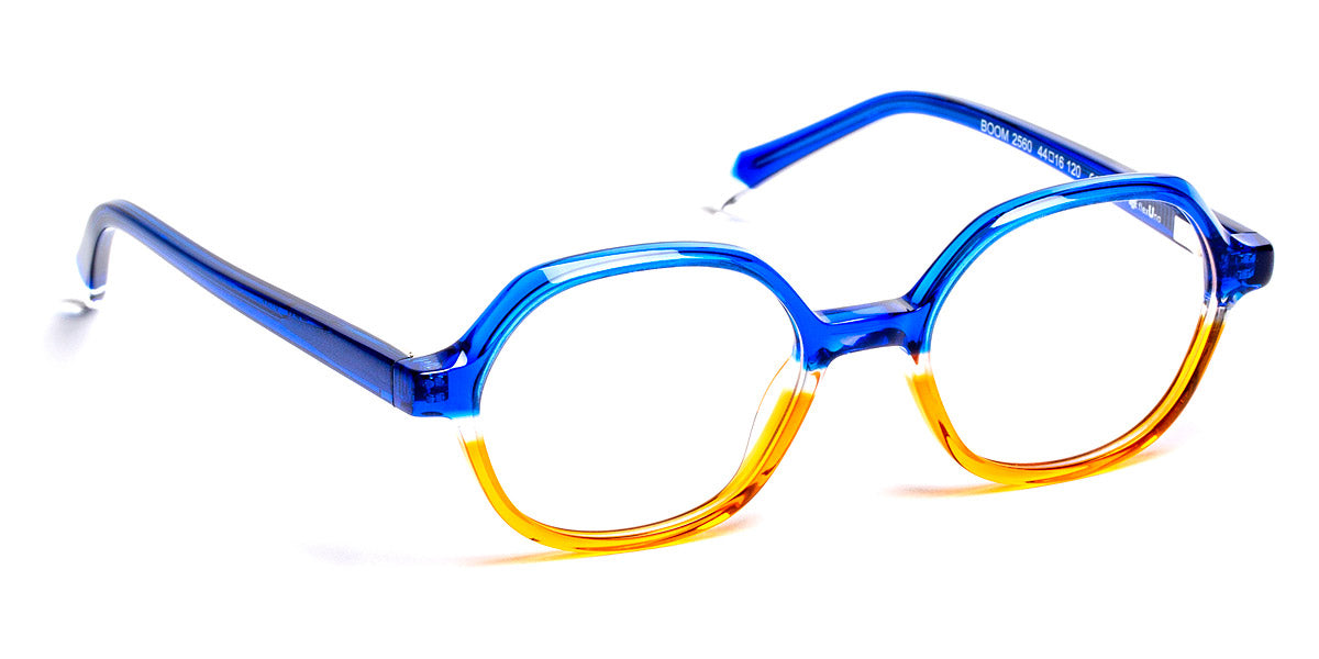 J.F. Rey® Boom JFR Boom 2560 44 - 2560 Blue/Crystal/Orange Eyeglasses