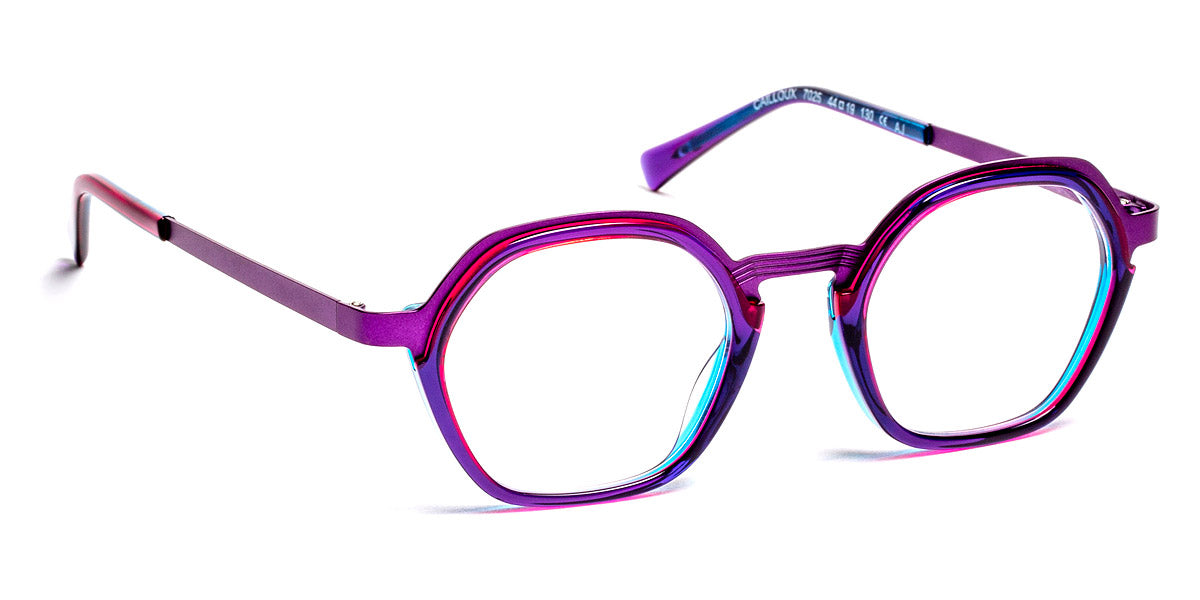 J.F. Rey® Cailloux JFR Cailloux 7025 44 - 7025 Transparent Blue/Purple Eyeglasses