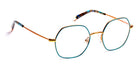 J.F. Rey® Camelia JFR Camelia 2085 46 - 2085 Blue/Pink Gold Eyeglasses